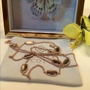 Kendra Scott Kelsie Brown Mother of Pearl